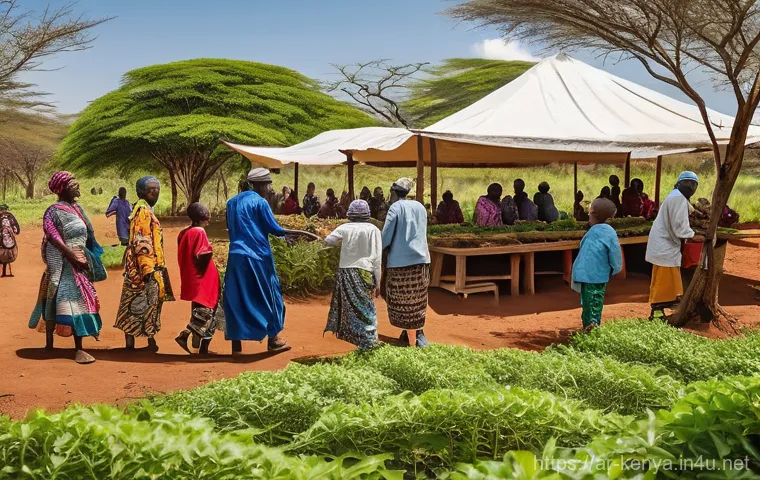 케냐의 주요 전쟁과 갈등 - A symbolic representation of post-independence power struggles and corruption in Kenya. The image fe...